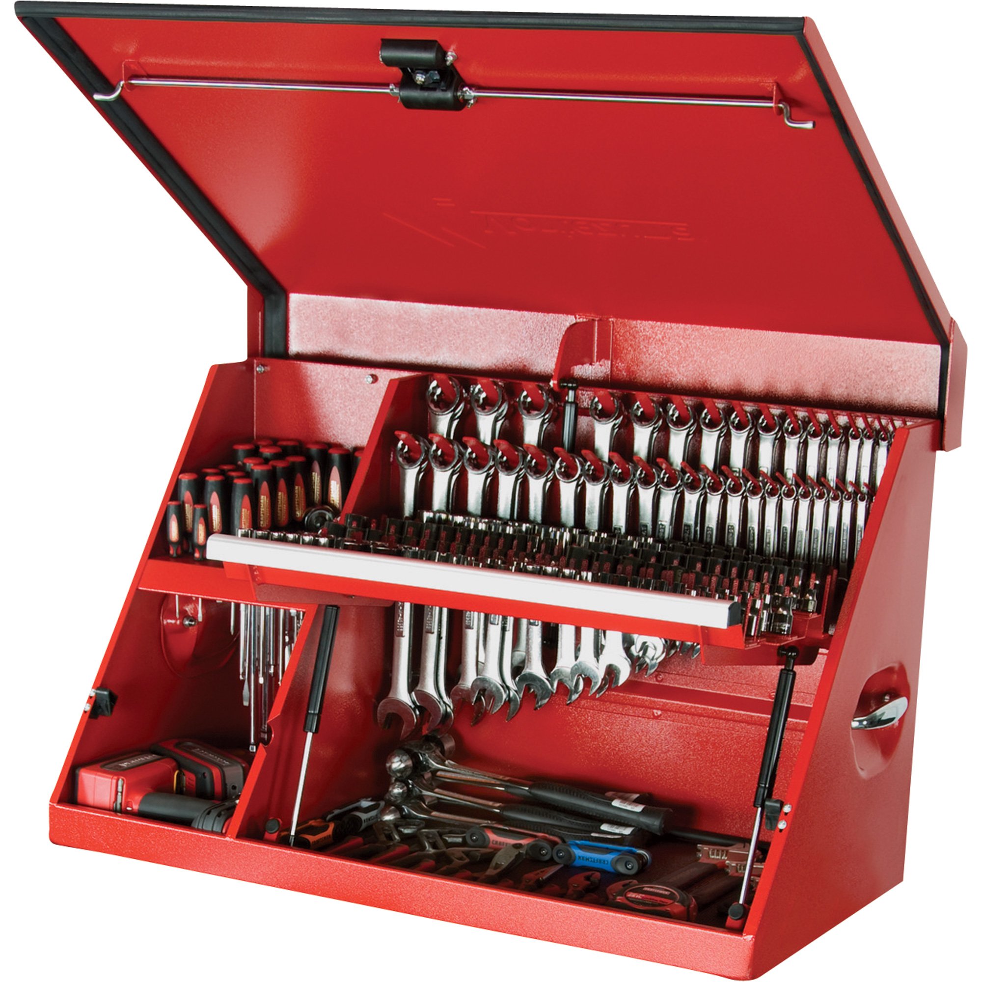 Montezuma Crossover Top Chest Toolbox — Red, Model# XL450R
